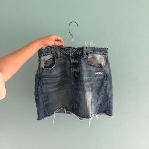 American Eagle jean mini skirt